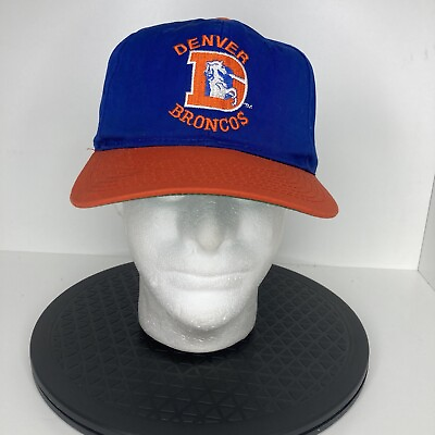 #ad Vintage Broncos Hat Adjustable 90s 00s Denver NFL Football Game day Snapback Cap