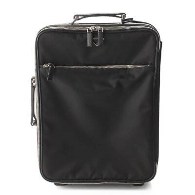 #ad Prada Prada Testoto Saffiano Carry Bag Carry Case VV030M Black Used Genui