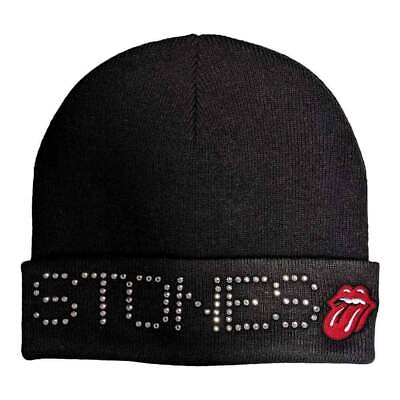 #ad The Rolling Stones Embellished Logo Beanie Hat