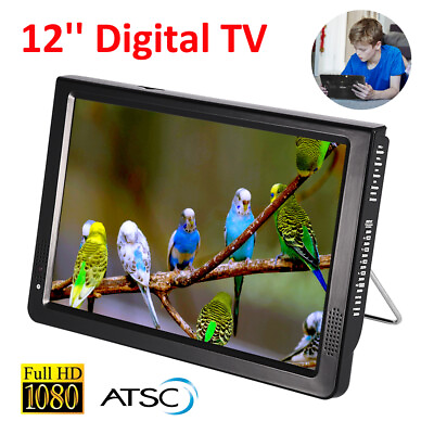 #ad Portable 12#x27;#x27; ATSC Digital TV Television 1080P Video MP3 Player AVI WMV USB