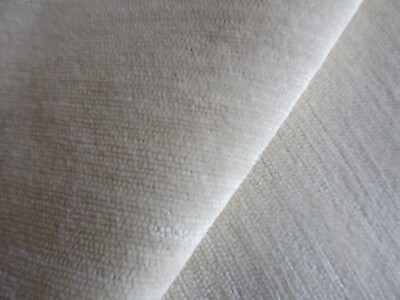 #ad Lumen Woven Chenille Upholstery Fabric in Ivory Cream 7 8 Yard Calico Corners