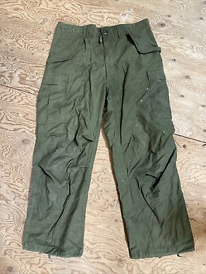 #ad Vietnam War M1965 Medium Long Pant Collectible US Cold Weather ￼￼￼