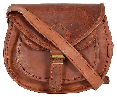 Travel Bag Vinatge Leather Messenger Women Bag Purse Satchel Crossbody Bag $43.00
