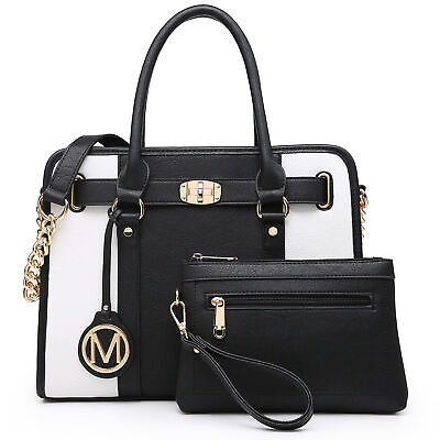 Womens Fashion Handbags Purse Medium Office Satchel Bags with Matching Wallet $49.99