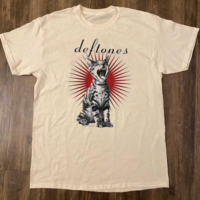 #ad RARE Deftones Shirt Vintage Deftones Cat Album Punk T Shirt Vintage Band Tee