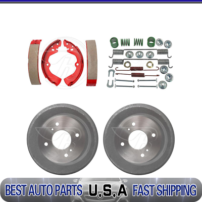 #ad Rear drum brakes shoes adjusting spring kit For 1990 1991 1992 Stanza