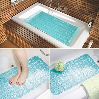 #ad Soft Bath Tub Shower Mat Safety Shower Bathtub Mats Suction Cups Anti skid