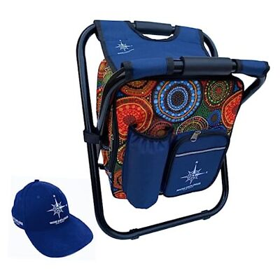 #ad Our Unique Dot Pattern Backpack Cooler Chair Kit. Stylish Ultra Light