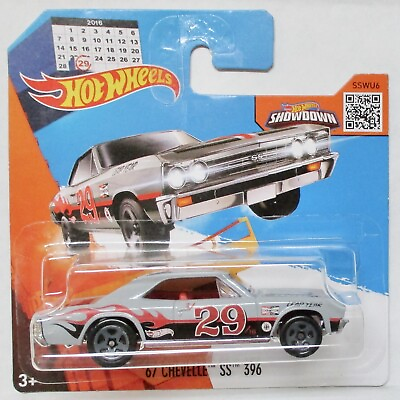 #ad 2016 HOT WHEELS LEAP YEAR #x27;67 CHEVELLE SS 396 GRAY COMBINED SHIPPING SHORT CARD