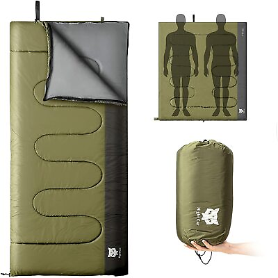 Sleeping Bag Backpacking for Camping Hiking Thermal Blanket Waterproof Portable $38.84