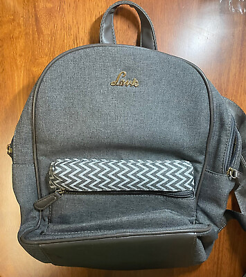 #ad Lavie Small Backpack Purse Zipper Closure. Designer Back Pack