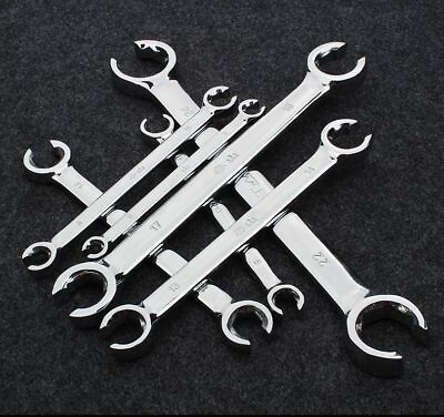 #ad Double Open Wrenches Oil Wrench Car Repair Silver Finished Multifunctional