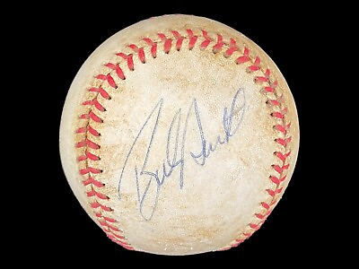 #ad Illegibly Signed Autographed Rawlings Official Baseball American League