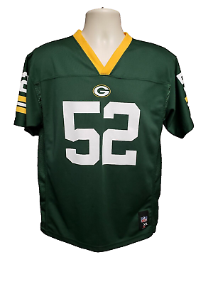 #ad NFL Green Bay Packers Clay Matthews #52 Youth Green XL Jersey