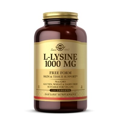 #ad L Lysine 1000 mg 250 Tabs By Solgar