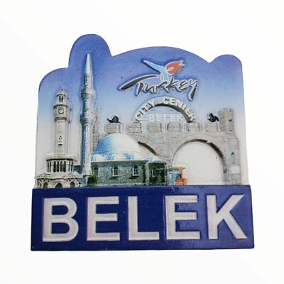 #ad Belek Turkey Refrigerator Fridge Magnet Travel Souvenir Gift Tourist Sights Arab