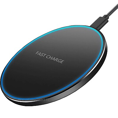 #ad 15W Max Wireless Fast Charger Charging Pad for Samsung Phone Buds iPhone AirPods