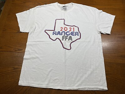 #ad Future Farmers Of America FFA Texas Shirt Mens XL Extra Large White TX