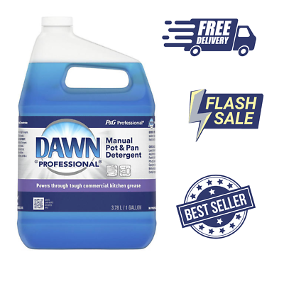 #ad Dawn Professional Manual Pot and Pan Detergent Dish Soap 1 gal.