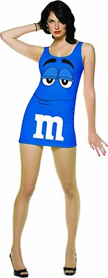 #ad Rasta Imposta Womens Blue Mamp;Ms Costume Tank Dress One Size Fits Most 4 10