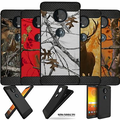 #ad For Moto G6 Play G6 Forge Camo Case TPU Carbon Fiber Texture Flexible Cover