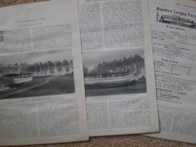 #ad Article photos Amphibious Boat The Swan Denmark 1897