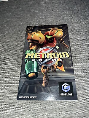 #ad Manual Only Metroid Prime Nintendo Gamecube Authentic Instruction Booklet