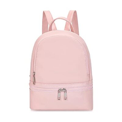 #ad Cute Fashion Mini Backpack Leather for Women Pink5