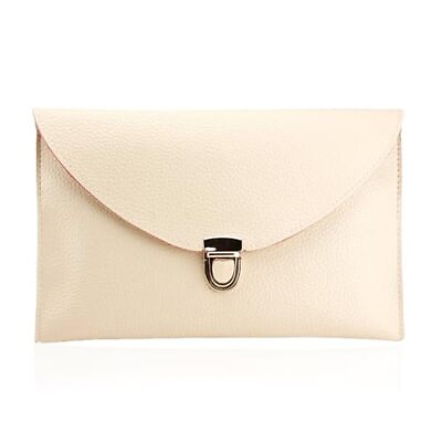 #ad Clutch Purses PU Leather Evening Envelope Clutch Handbags Womens Beige