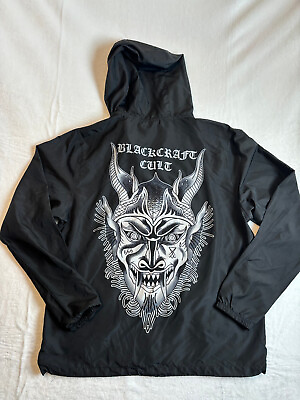 #ad Black Craft Full Zip Black Long Sleeve Jacket Hoodie Men#x27;s XL