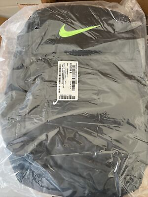 #ad Nike Brasilia X large Backpack Black with Neon Swoosh. New With Tags
