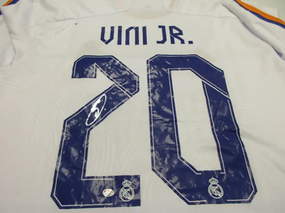 #ad Vinicius Junior signed autographed soccer jersey PAAS COA 756