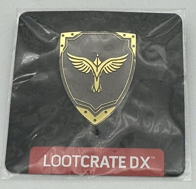 #ad Phoenix Emblem Shield Pin 2018 Loot Crate LootCrate DX Pin Badge LOOT PIN NEW