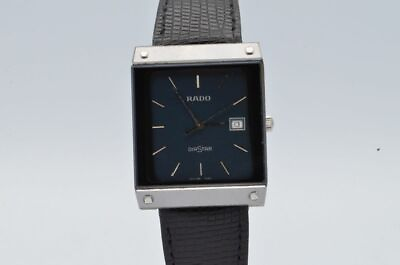 #ad Rado Diastar Men#x27;s Watch Steel Quartz 1 3 32in 152.0366.3 Vintage Wrist