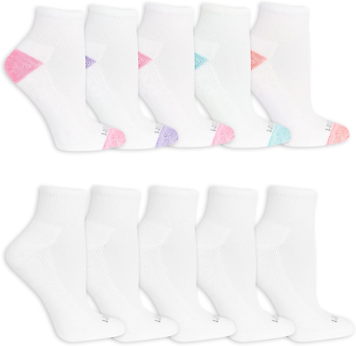 #ad Women#x27;S Everyday Soft Cushioned Ankle Socks 10 Pack