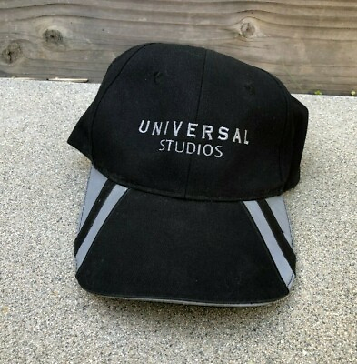 #ad OC Sports Unisex UNIVERSAL STUDIOS Vintage Employee Black Hat Cap Adjustable