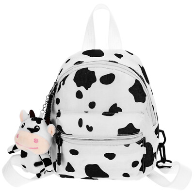#ad White Backpack Child Mini Purses Book Bags for Teenage Girls