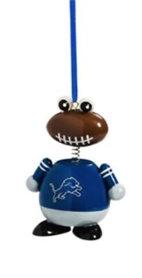 #ad NFL Detroit Lions Ball Man Ornament