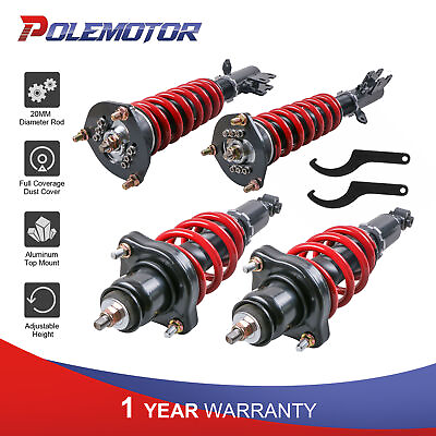 #ad Front amp; Rear Full Coilovers Struts For 2008 2016 Mitsubishi Lancer amp; Ralliart
