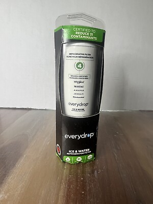 #ad OEM EveryDrop by Whirlpool Refrigerator Ice amp; Water Filter 4 EDR4RXD1 Sealed New