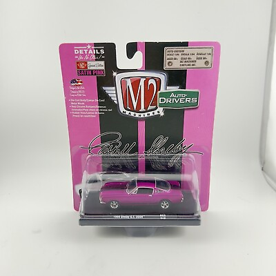 #ad M2 Machines Auto Driver 1966 Shelby GT350H Special Edition Satin Pink Diecast