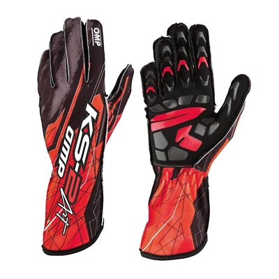 #ad OMP Racing Karting Racing Gloves KS 2 ART red size S