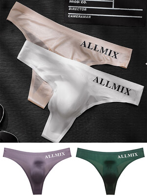#ad Men Sexy Briefs Panties Shorts Thong Male G String Underwear Fashion