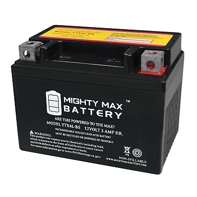 #ad Mighty Max YTX4L BS AGM Maintenance Free Battery