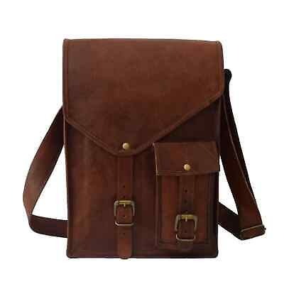 #ad Retro Genuine Leather Messenger Purse Casual Handbag Crossbody Satchel Sling Bag