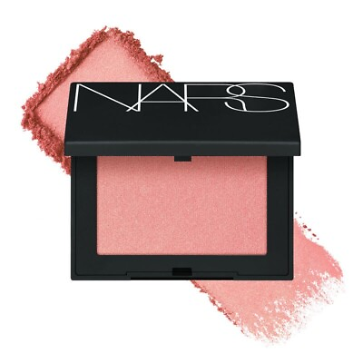 #ad NARS Pressed Powder Blush 4.8g Orgasm Peachy Pink with Golden Shimmer