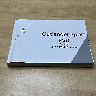 #ad 2017 MITSUBISHI OUTLANDER SPORT RVR OWNERS MANUAL BOOK FREE SHIPPING