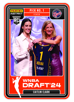 #ad 2024 PANINI INSTANT WNBA DRAFT NIGHT #1 CAITLIN CLARK RC ROOKIE FEVER PRESALE