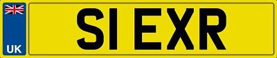 #ad SEXIER NUMBER PLATE SEXY SEX CAR REGISTRATIOJN S1 EXR ALL FEES INCLUDED SEXIEST