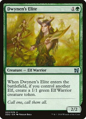#ad Dwynen#x27;s Elite Duel Decks: Elves vs. Inventors Magic MTG
